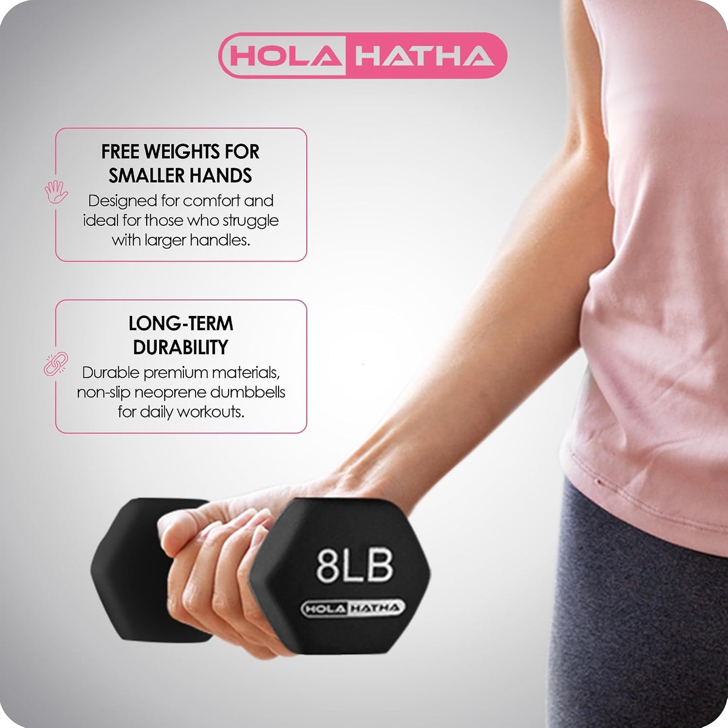 1, 2 and 3 lb Neoprene Dumbbell Strength Training Weight Set with Rack
