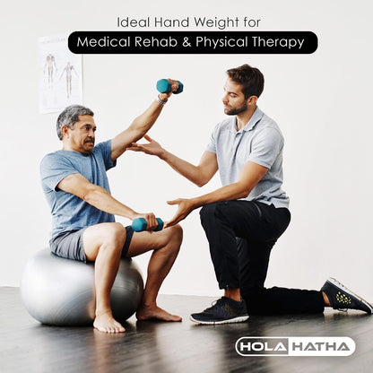 1, 2 and 3 lb Neoprene Dumbbell Strength Training Weight Set with Rack