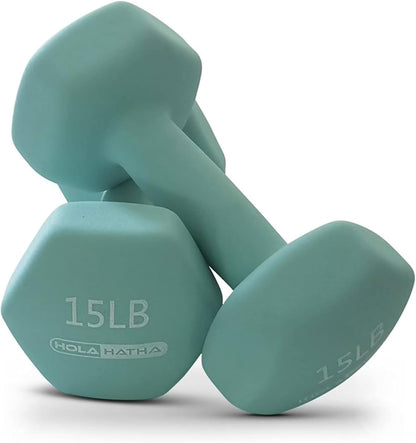 1, 2 and 3 lb Neoprene Dumbbell Strength Training Weight Set with Rack