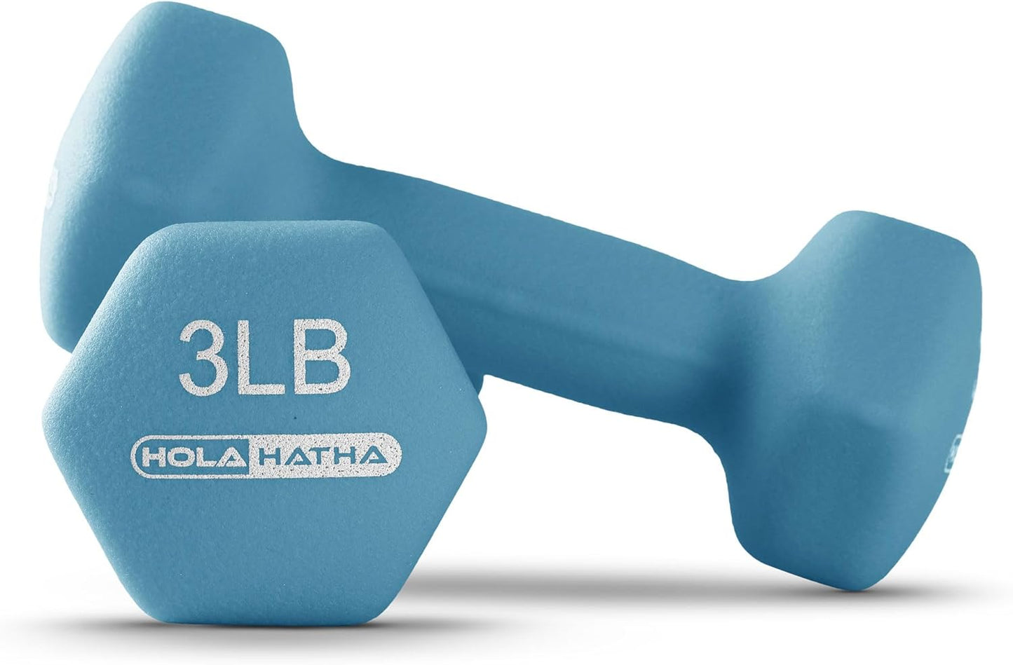 1, 2 and 3 lb Neoprene Dumbbell Strength Training Weight Set with Rack