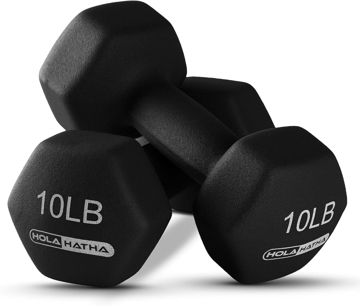 1, 2 and 3 lb Neoprene Dumbbell Strength Training Weight Set with Rack