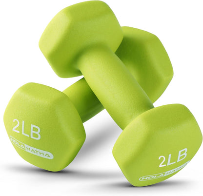 1, 2 and 3 lb Neoprene Dumbbell Strength Training Weight Set with Rack
