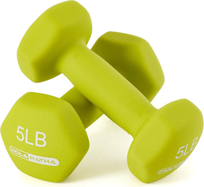 1, 2 and 3 lb Neoprene Dumbbell Strength Training Weight Set with Rack