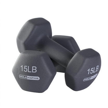 1, 2 and 3 lb Neoprene Dumbbell Strength Training Weight Set with Rack