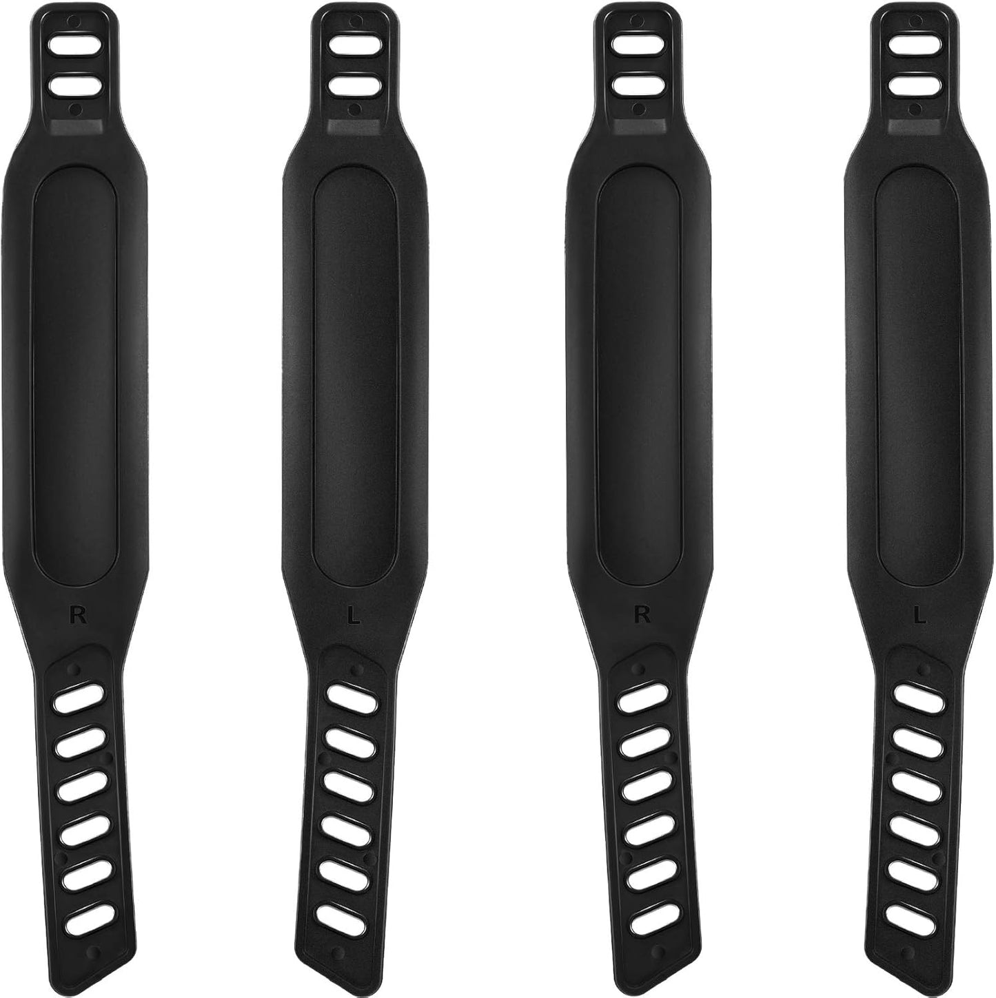 2 Pairs Stationary Bike Pedal Straps, Universal Fit, 1.7 x 12 in | Adjustable Buckle, Non Slip Grip for Exercise Cycle Home or Gym, Secure Foot Hold