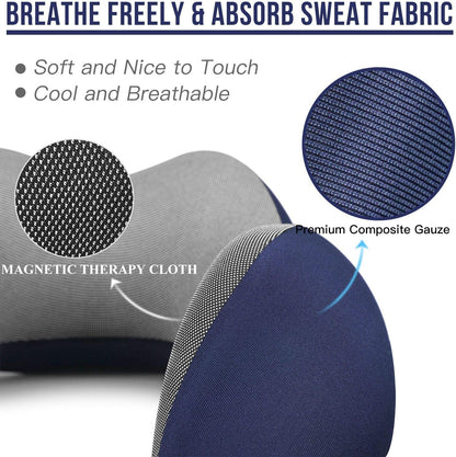 MLVOC Airplane Travel Neck Pillow for Sleeping, 3D-Eye Mask & Earplugs Kit