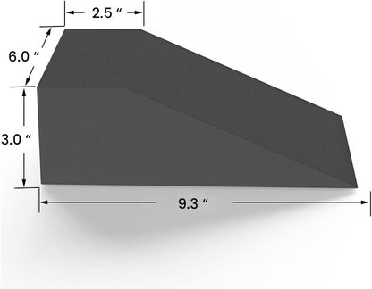 Yoga Foam Wedge Blocks (Pair) Soft Wrist Wedge, Supportive Foot Exercise Accessories, For Balance, Strength, Stretch, Pilates, Fitness, Squat, Pushup, Plank, EVA Riser Block