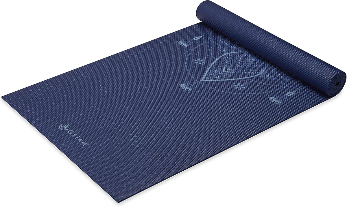 Premium Yoga Mat, 6mm Thick Print Mat | Premium 6mm thick cushioning for joint support. Non-slip print design for yoga, Pilates & floor workouts.