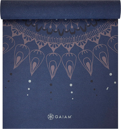 Premium Yoga Mat, 6mm Thick Print Mat | Premium 6mm thick cushioning for joint support. Non-slip print design for yoga, Pilates & floor workouts.