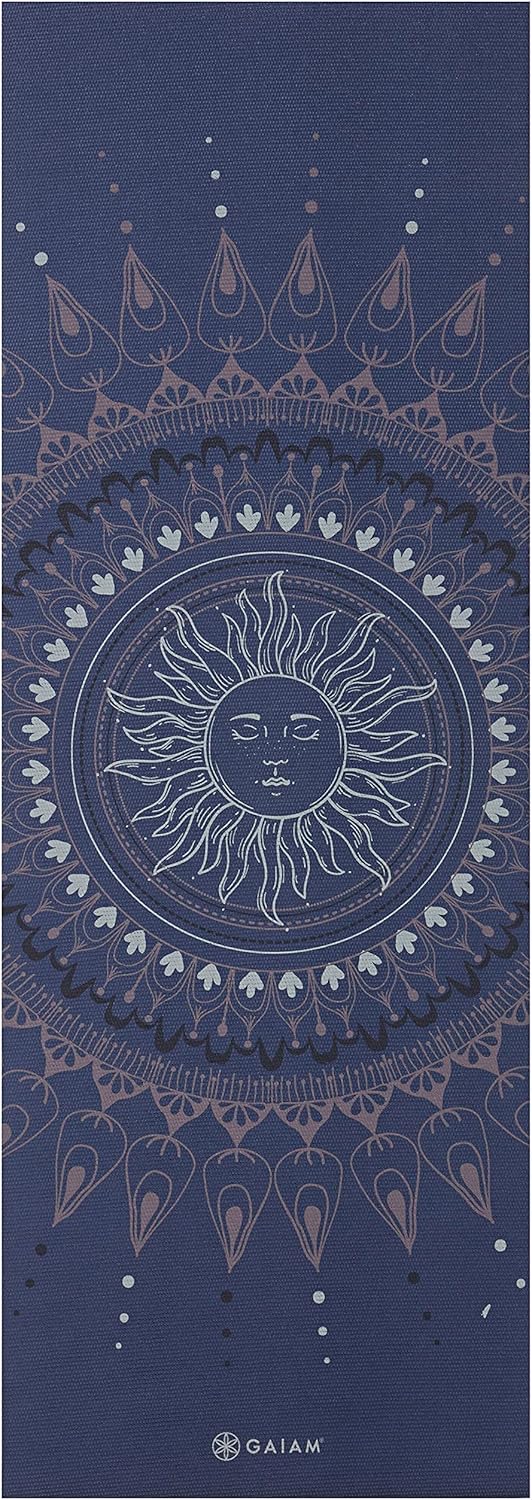 Premium Yoga Mat, 6mm Thick Print Mat | Premium 6mm thick cushioning for joint support. Non-slip print design for yoga, Pilates & floor workouts.