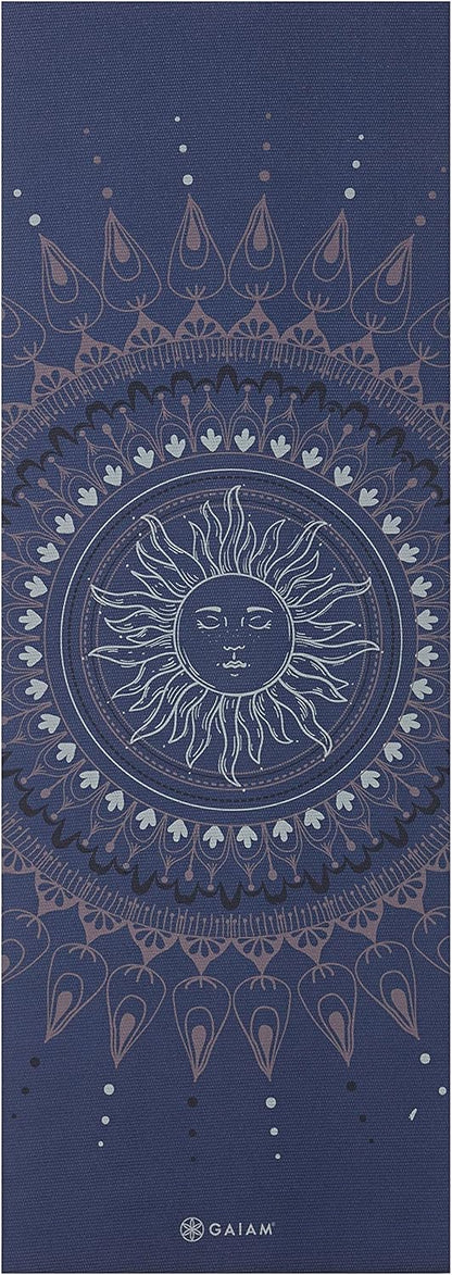 Premium Yoga Mat, 6mm Thick Print Mat | Premium 6mm thick cushioning for joint support. Non-slip print design for yoga, Pilates & floor workouts.