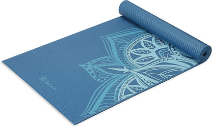 Premium Yoga Mat, 6mm Thick Print Mat | Premium 6mm thick cushioning for joint support. Non-slip print design for yoga, Pilates & floor workouts.