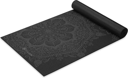 Premium Yoga Mat, 6mm Thick Print Mat | Premium 6mm thick cushioning for joint support. Non-slip print design for yoga, Pilates & floor workouts.