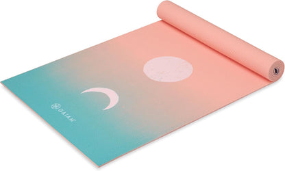 Premium Yoga Mat, 6mm Thick Print Mat | Premium 6mm thick cushioning for joint support. Non-slip print design for yoga, Pilates & floor workouts.