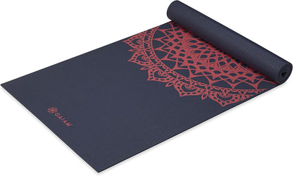 Premium Yoga Mat, 6mm Thick Print Mat | Premium 6mm thick cushioning for joint support. Non-slip print design for yoga, Pilates & floor workouts.