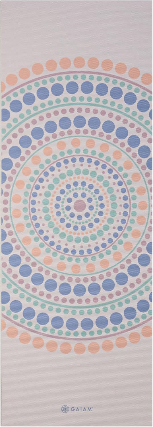 Premium Yoga Mat, 6mm Thick Print Mat | Premium 6mm thick cushioning for joint support. Non-slip print design for yoga, Pilates & floor workouts.