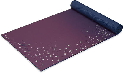 Premium Yoga Mat, 6mm Thick Print Mat | Premium 6mm thick cushioning for joint support. Non-slip print design for yoga, Pilates & floor workouts.