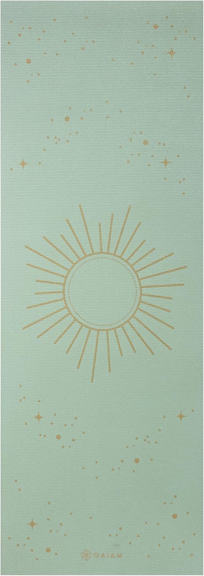 Premium Yoga Mat, 6mm Thick Print Mat | Premium 6mm thick cushioning for joint support. Non-slip print design for yoga, Pilates & floor workouts.