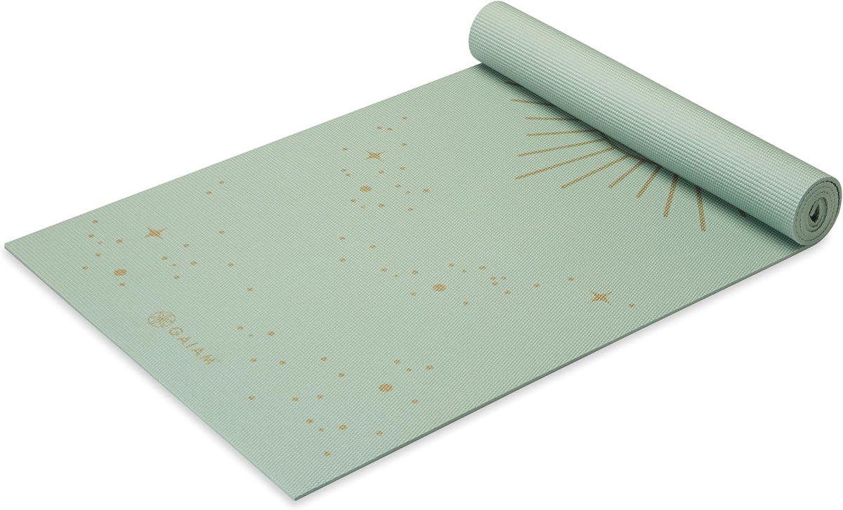 Premium Yoga Mat, 6mm Thick Print Mat | Premium 6mm thick cushioning for joint support. Non-slip print design for yoga, Pilates & floor workouts.