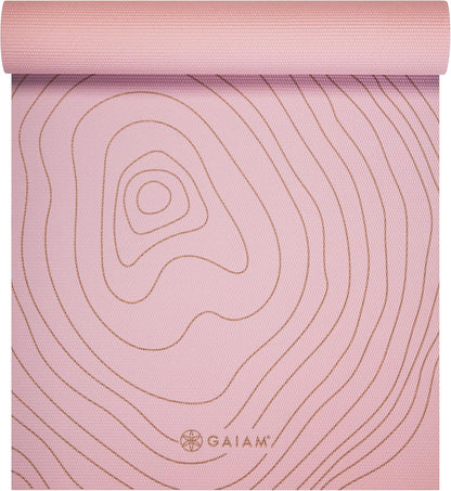 Premium Yoga Mat, 6mm Thick Print Mat | Premium 6mm thick cushioning for joint support. Non-slip print design for yoga, Pilates & floor workouts.