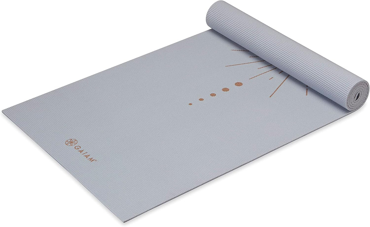 Premium Yoga Mat, 6mm Thick Print Mat | Premium 6mm thick cushioning for joint support. Non-slip print design for yoga, Pilates & floor workouts.