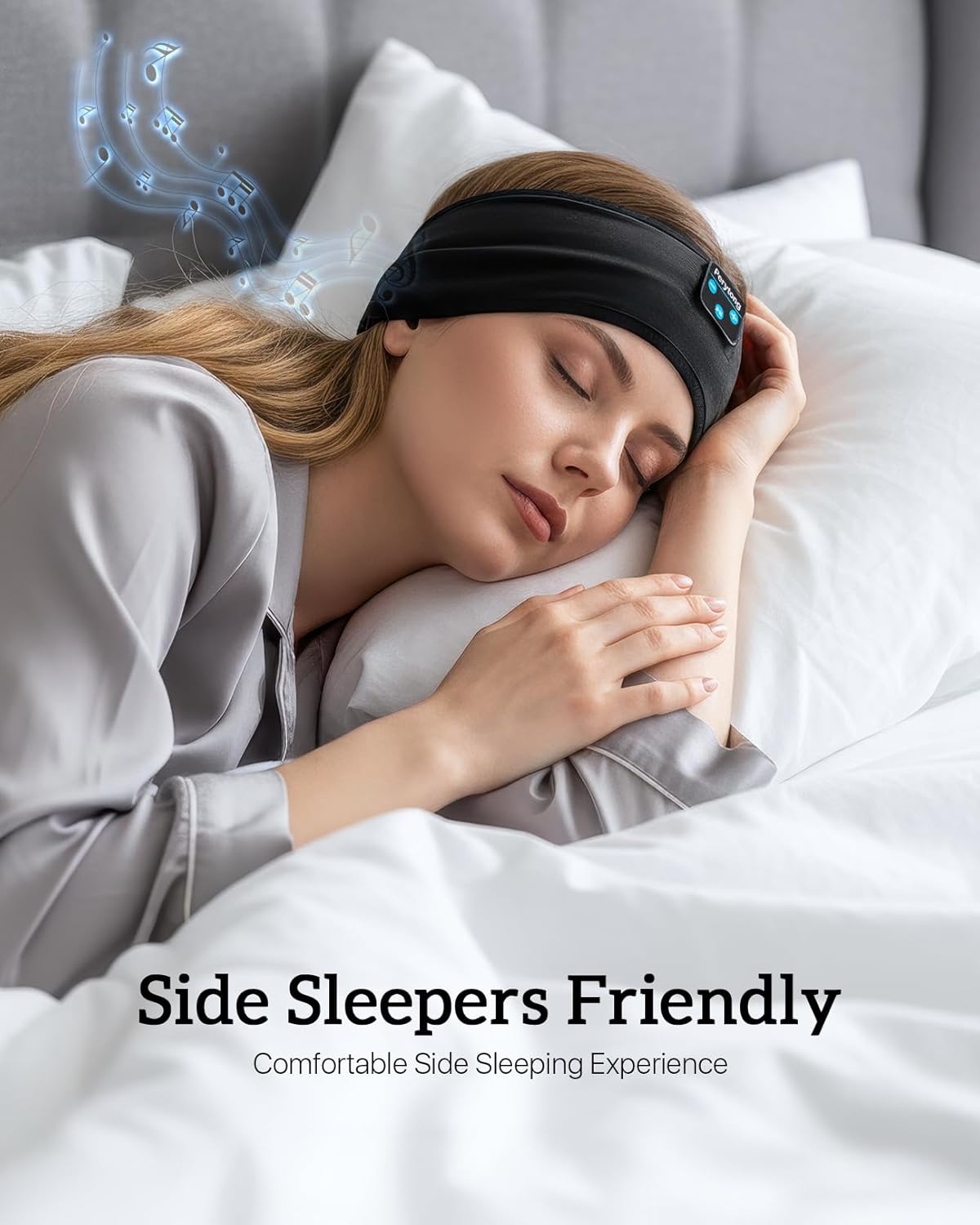 2 Pack Sleep Headphones, Sleeping Headphones | Bluetooth Headband with Ultra-Thin HD Stereo Speaker, Wireless Headphone for Sports, Insomnia, Yoga, Air Travel, Meditation