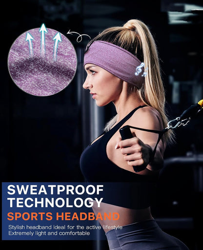 2 Pack Sleep Headphones, Sleeping Headphones | Bluetooth Headband with Ultra-Thin HD Stereo Speaker, Wireless Headphone for Sports, Insomnia, Yoga, Air Travel, Meditation