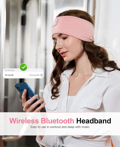 2 Pack Sleep Headphones, Sleeping Headphones | Bluetooth Headband with Ultra-Thin HD Stereo Speaker, Wireless Headphone for Sports, Insomnia, Yoga, Air Travel, Meditation