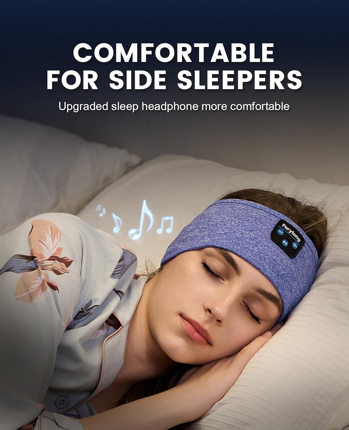 2 Pack Sleep Headphones, Sleeping Headphones | Bluetooth Headband with Ultra-Thin HD Stereo Speaker, Wireless Headphone for Sports, Insomnia, Yoga, Air Travel, Meditation