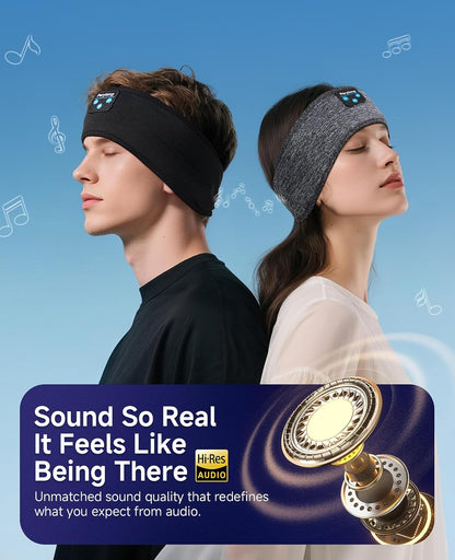 2 Pack Sleep Headphones, Sleeping Headphones | Bluetooth Headband with Ultra-Thin HD Stereo Speaker, Wireless Headphone for Sports, Insomnia, Yoga, Air Travel, Meditation