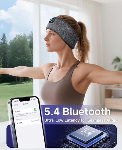 2 Pack Sleep Headphones, Sleeping Headphones | Bluetooth Headband with Ultra-Thin HD Stereo Speaker, Wireless Headphone for Sports, Insomnia, Yoga, Air Travel, Meditation