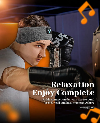2 Pack Sleep Headphones, Sleeping Headphones | Bluetooth Headband with Ultra-Thin HD Stereo Speaker, Wireless Headphone for Sports, Insomnia, Yoga, Air Travel, Meditation