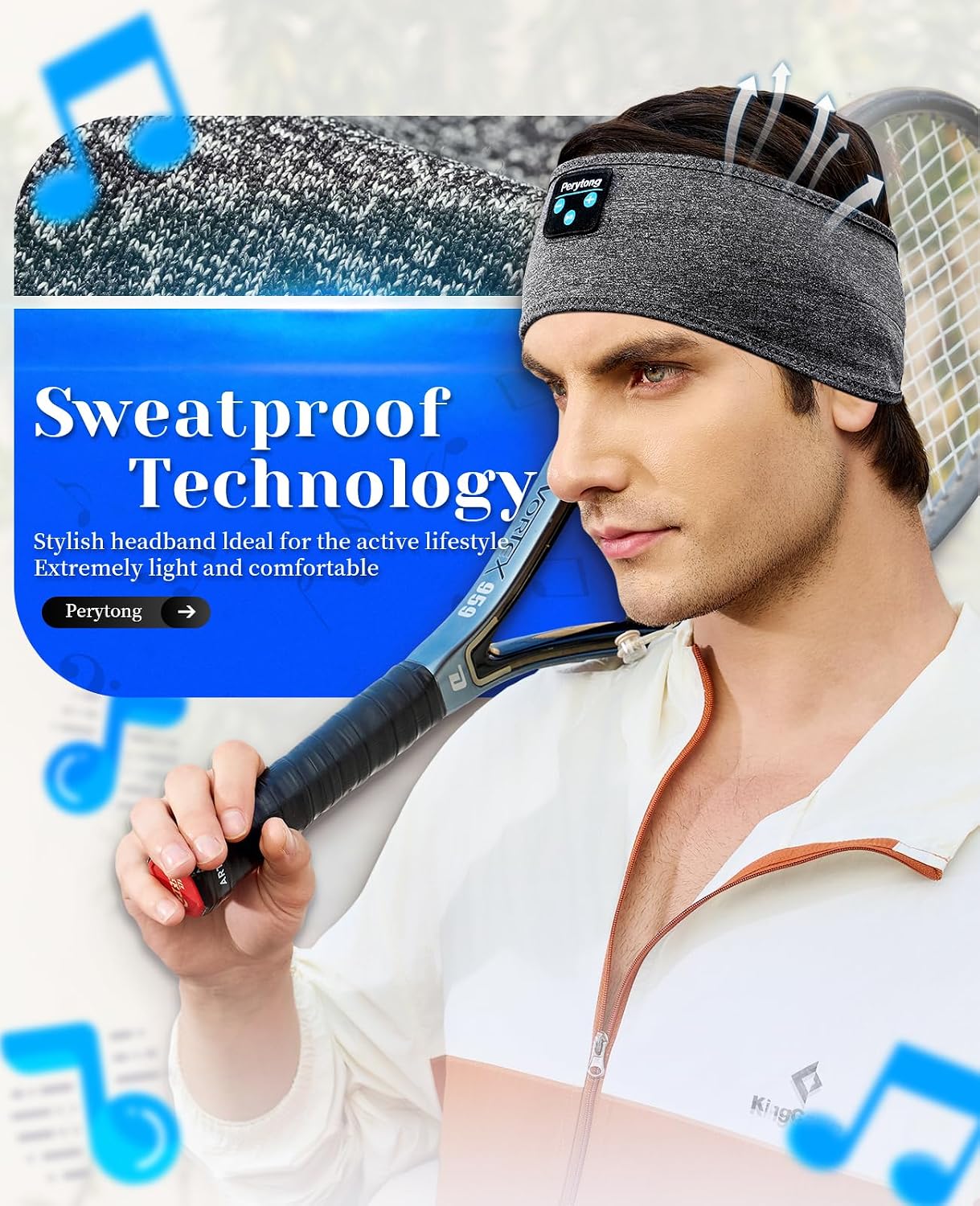 2 Pack Sleep Headphones, Sleeping Headphones | Bluetooth Headband with Ultra-Thin HD Stereo Speaker, Wireless Headphone for Sports, Insomnia, Yoga, Air Travel, Meditation
