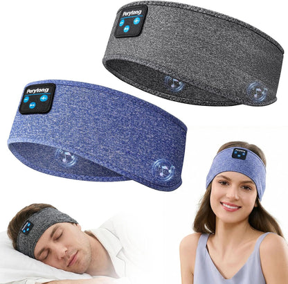 2 Pack Sleep Headphones, Sleeping Headphones | Bluetooth Headband with Ultra-Thin HD Stereo Speaker, Wireless Headphone for Sports, Insomnia, Yoga, Air Travel, Meditation
