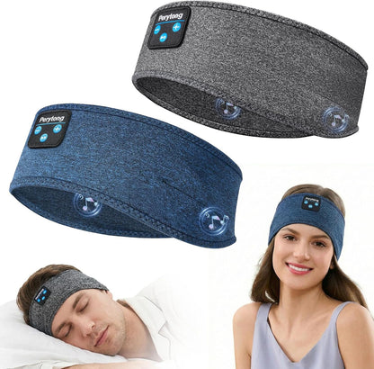 2 Pack Sleep Headphones, Sleeping Headphones | Bluetooth Headband with Ultra-Thin HD Stereo Speaker, Wireless Headphone for Sports, Insomnia, Yoga, Air Travel, Meditation