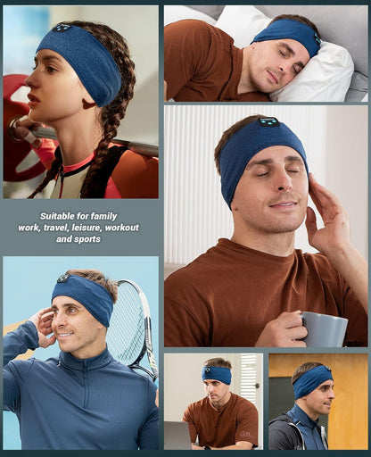 2 Pack Sleep Headphones, Sleeping Headphones | Bluetooth Headband with Ultra-Thin HD Stereo Speaker, Wireless Headphone for Sports, Insomnia, Yoga, Air Travel, Meditation