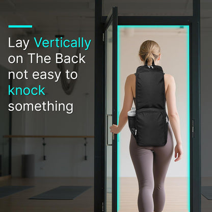 Yoga Mat Bag Carrier Zipper Closure Multi Functional Essential Pockets Exercise Yoga Mat Holder Backpack
