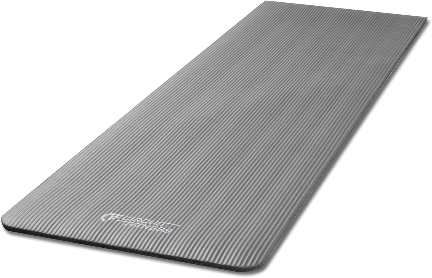 Circuit Fitness Non-Slip Multi-Purpose Exercise Yoga Mats with Carrying Strap Multi-Thickness, Multi-Color Options