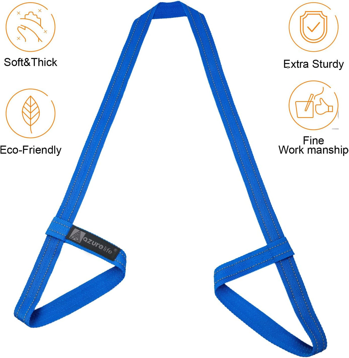 [MAT NOT Included] Yoga Mat Sling, Yoga Mat Straps for Carrying, Easy-Cinch Yoga Mat Holder Strap