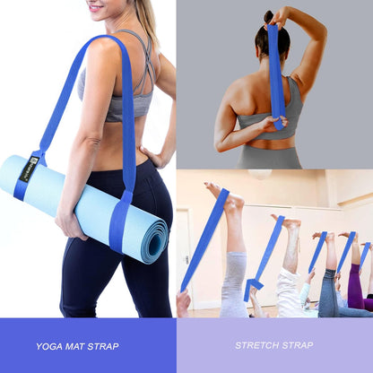 [MAT NOT Included] Yoga Mat Sling, Yoga Mat Straps for Carrying, Easy-Cinch Yoga Mat Holder Strap