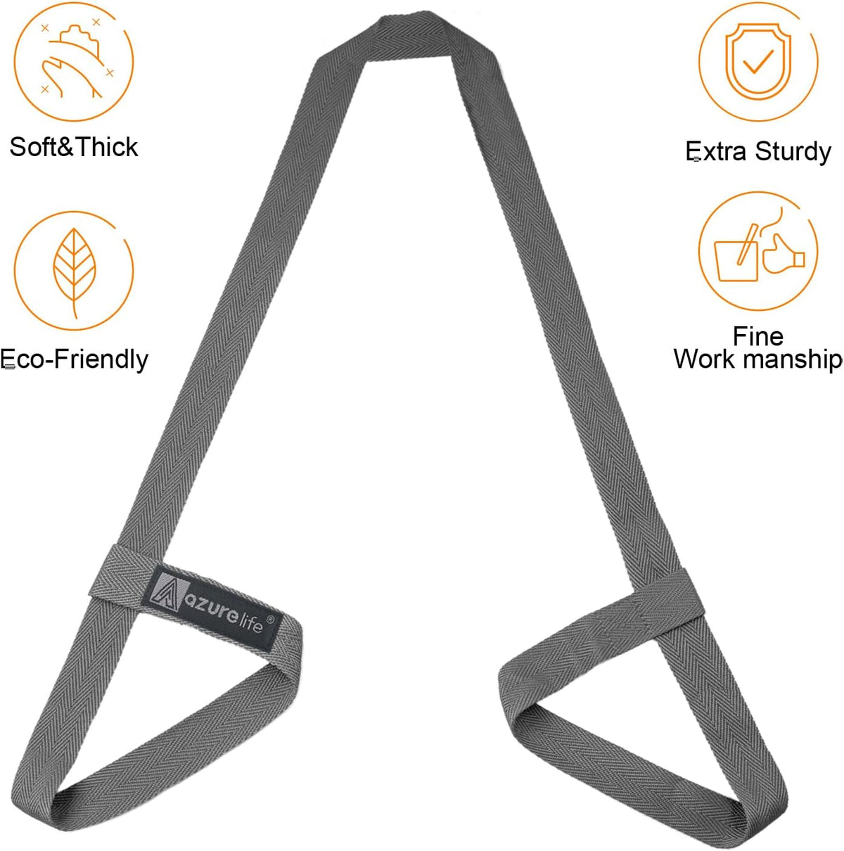 [MAT NOT Included] Yoga Mat Sling, Yoga Mat Straps for Carrying, Easy-Cinch Yoga Mat Holder Strap