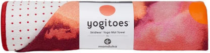 Yogitoes Hot Yoga Mat Towel - 71" | Moisture Activated Grip | Patented Silicone Nubs | Highly Absorbent, Durable & Easy Care | Made from Recycled Materials | 71 x 24 Inches | Midnight