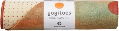 Yogitoes Hot Yoga Mat Towel - 71" | Moisture Activated Grip | Patented Silicone Nubs | Highly Absorbent, Durable & Easy Care | Made from Recycled Materials | 71 x 24 Inches | Midnight