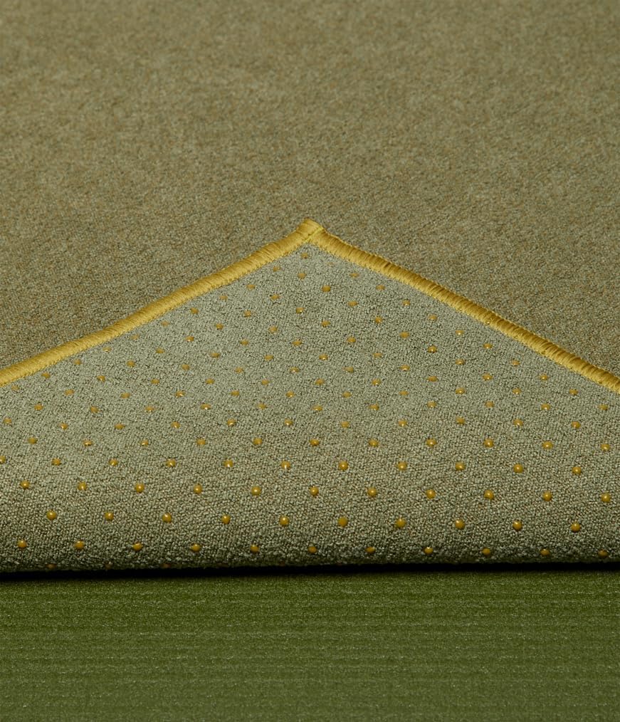 Yogitoes Hot Yoga Mat Towel - 71" | Moisture Activated Grip | Patented Silicone Nubs | Highly Absorbent, Durable & Easy Care | Made from Recycled Materials | 71 x 24 Inches | Midnight