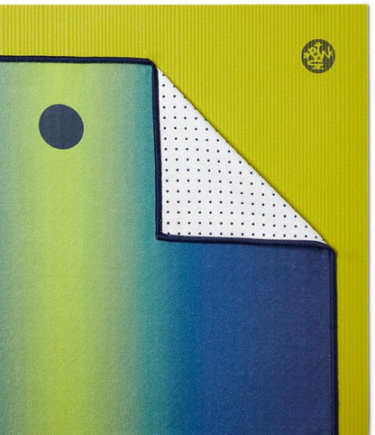 Yogitoes Hot Yoga Mat Towel - 71" | Moisture Activated Grip | Patented Silicone Nubs | Highly Absorbent, Durable & Easy Care | Made from Recycled Materials | 71 x 24 Inches | Midnight