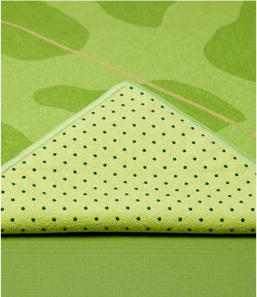 Yogitoes Hot Yoga Mat Towel - 71" | Moisture Activated Grip | Patented Silicone Nubs | Highly Absorbent, Durable & Easy Care | Made from Recycled Materials | 71 x 24 Inches | Midnight