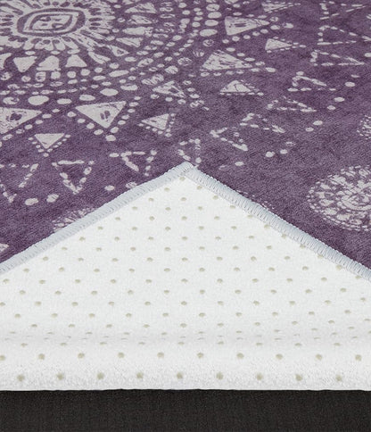 Yogitoes Hot Yoga Mat Towel - 71" | Moisture Activated Grip | Patented Silicone Nubs | Highly Absorbent, Durable & Easy Care | Made from Recycled Materials | 71 x 24 Inches | Midnight