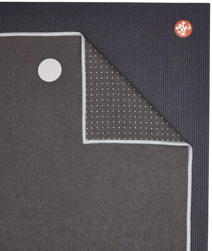 Yogitoes Hot Yoga Mat Towel - 71" | Moisture Activated Grip | Patented Silicone Nubs | Highly Absorbent, Durable & Easy Care | Made from Recycled Materials | 71 x 24 Inches | Midnight