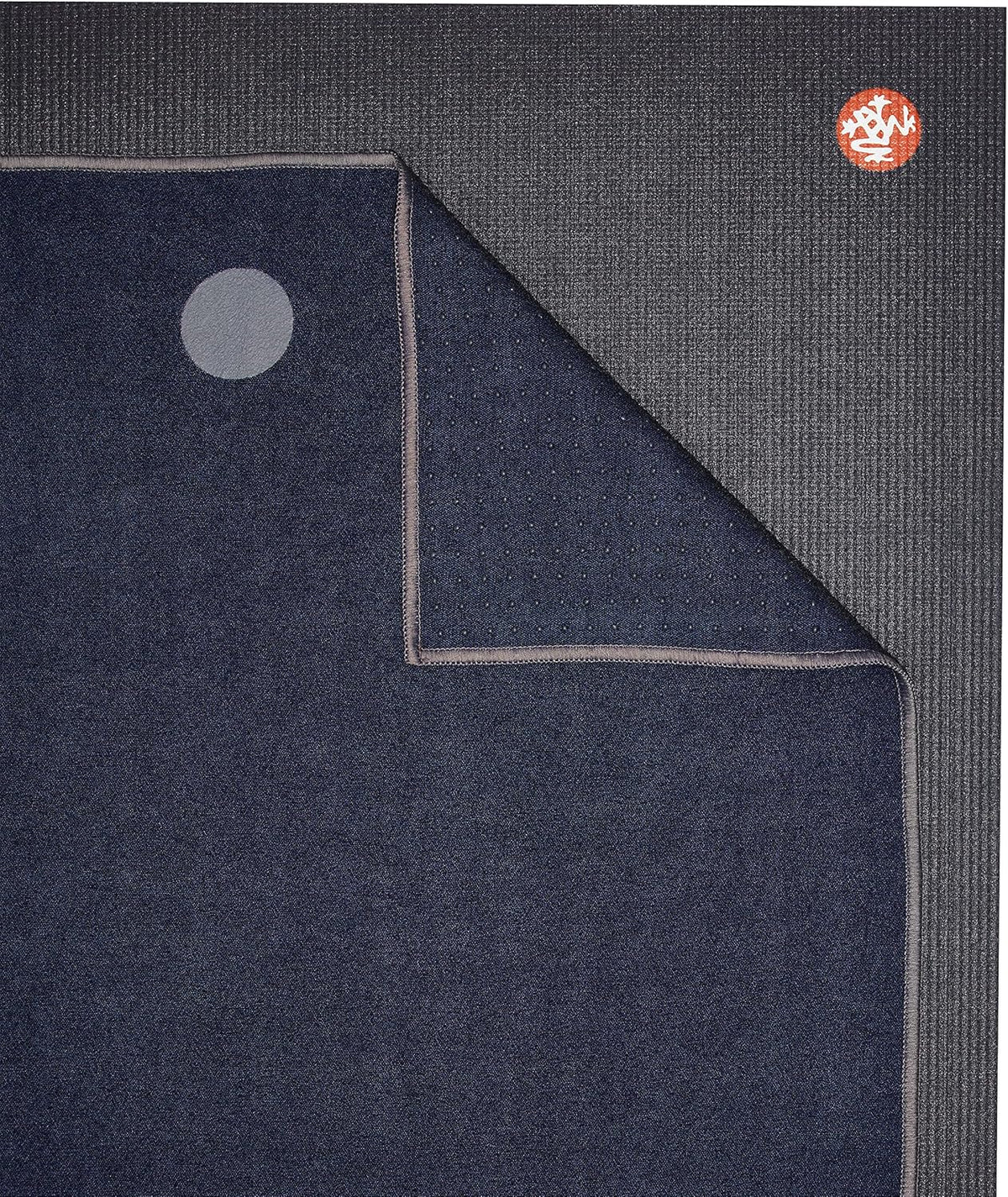 Yogitoes Hot Yoga Mat Towel - 71" | Moisture Activated Grip | Patented Silicone Nubs | Highly Absorbent, Durable & Easy Care | Made from Recycled Materials | 71 x 24 Inches | Midnight