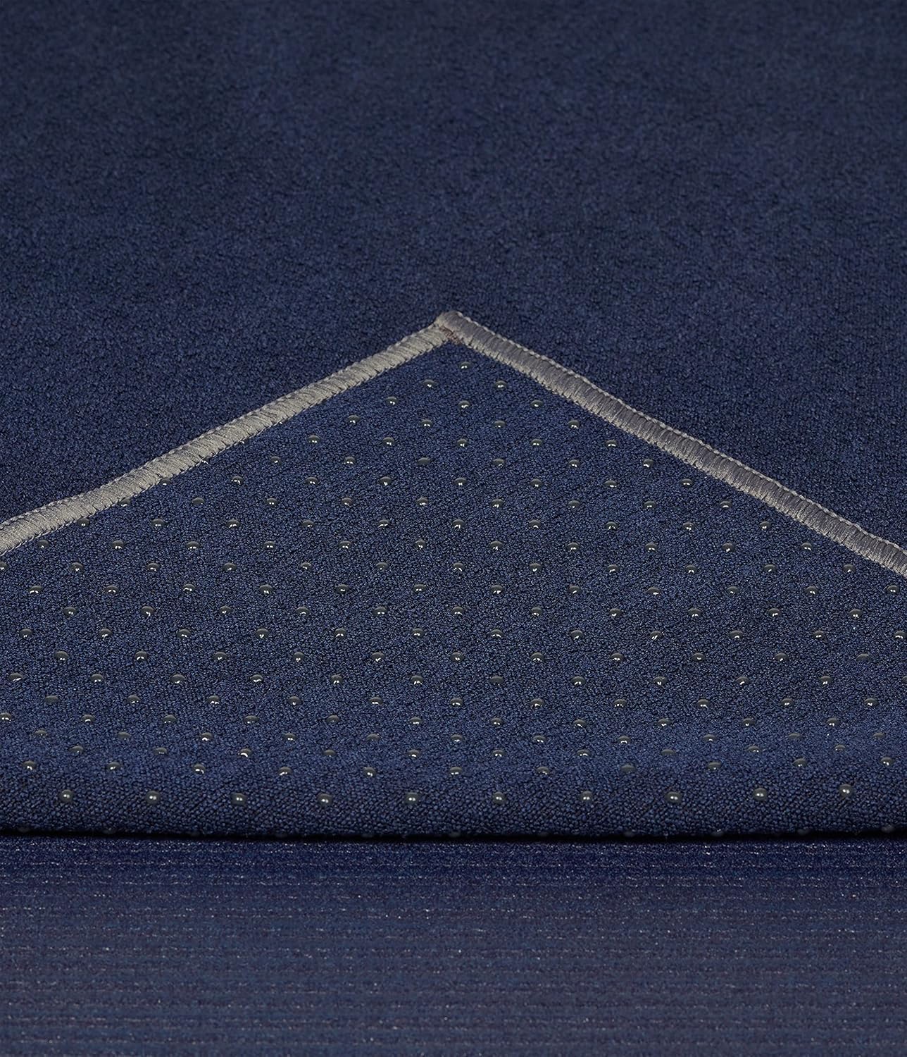 Yogitoes Hot Yoga Mat Towel - 71" | Moisture Activated Grip | Patented Silicone Nubs | Highly Absorbent, Durable & Easy Care | Made from Recycled Materials | 71 x 24 Inches | Midnight